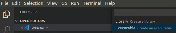 Choose project type
