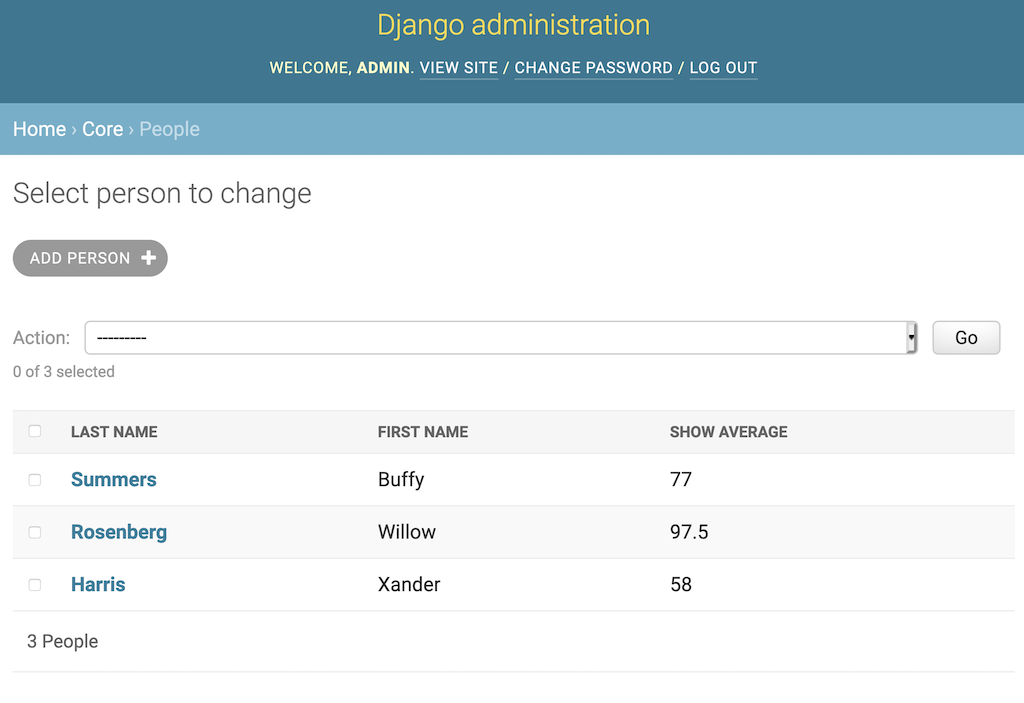 Add Calculated Grade Average to Person Listing