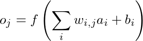 neural network formula