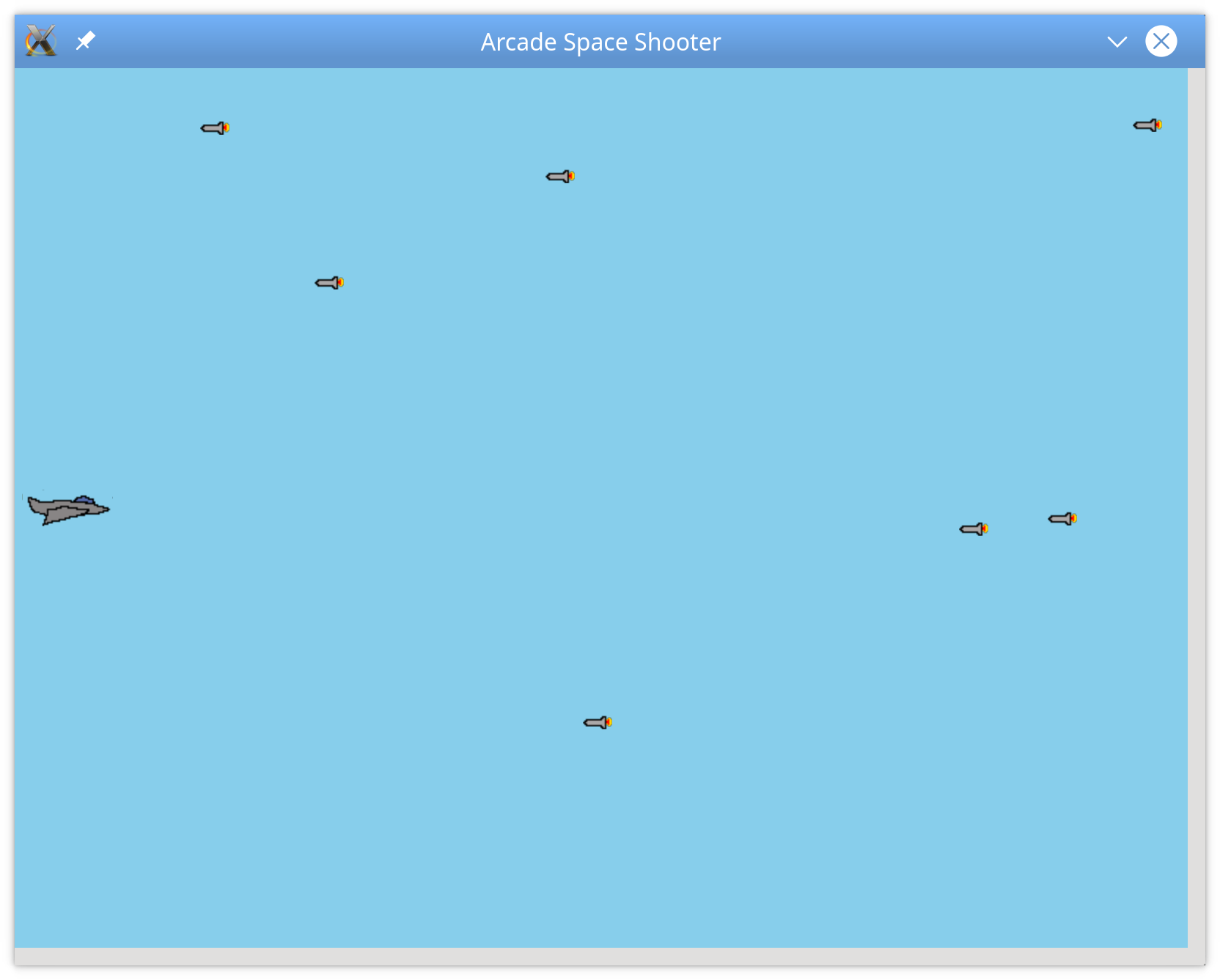 Several enemies appearing on the screen