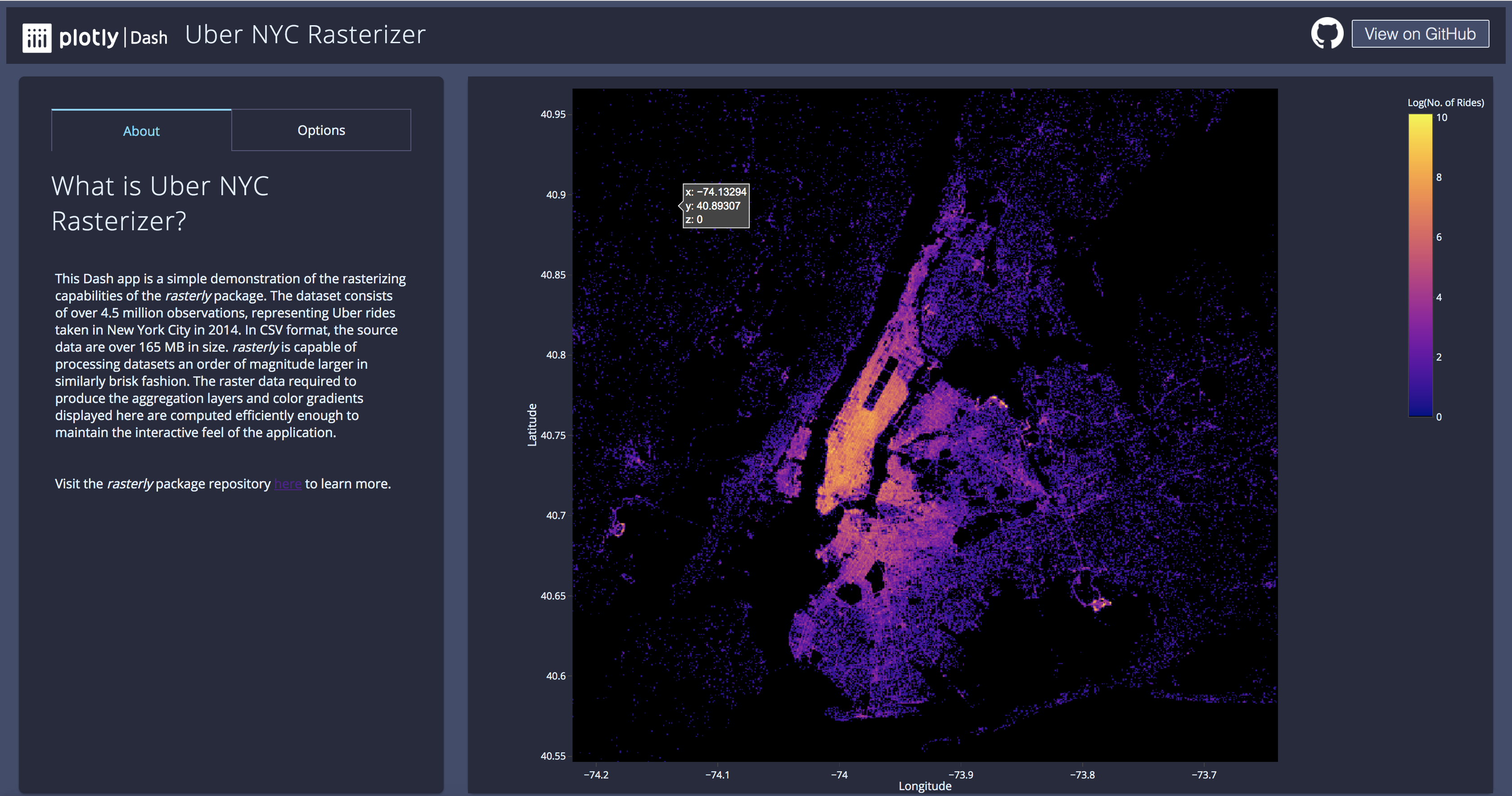 Uber NYC Rasterizer screenshot