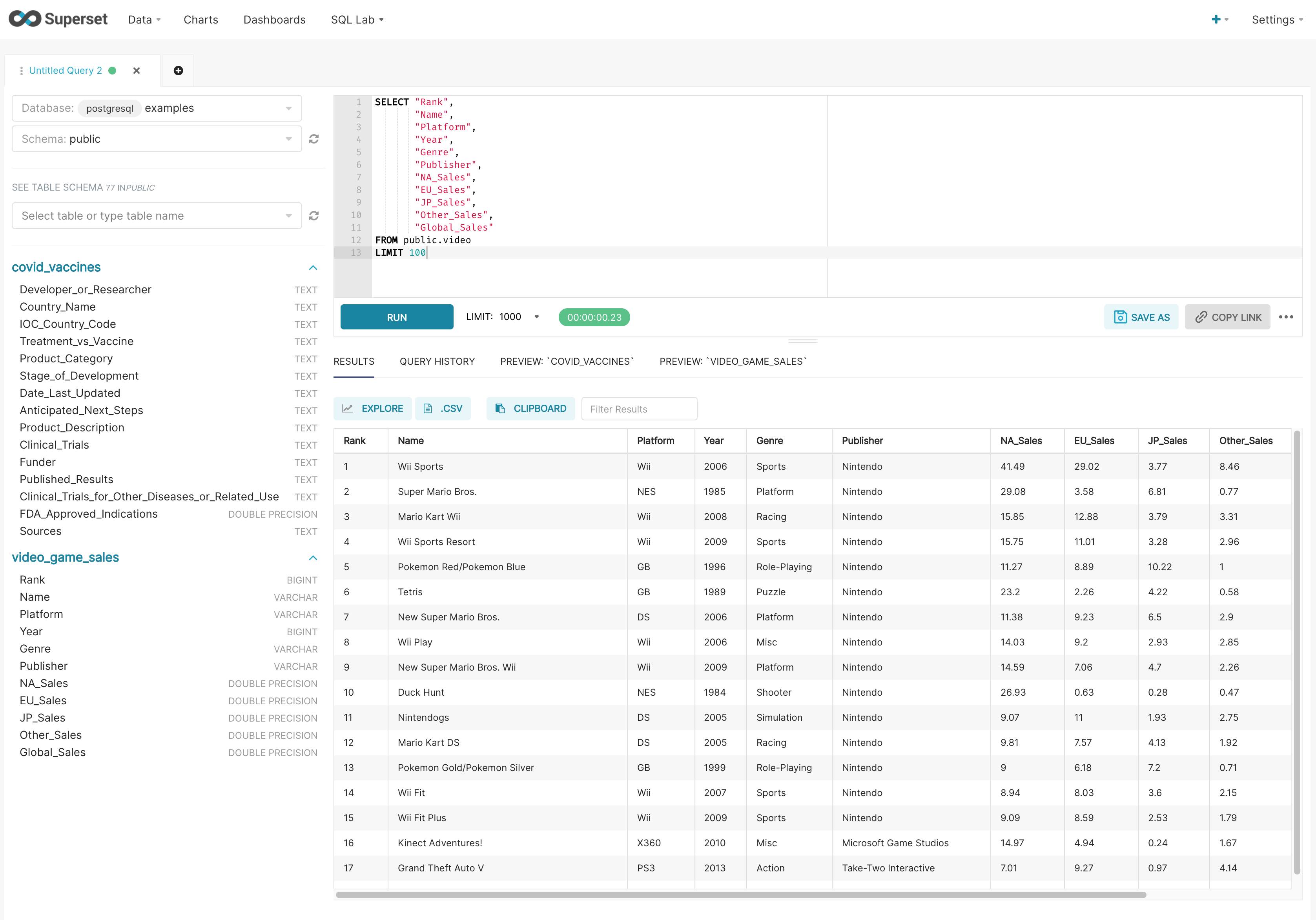 SQL Lab