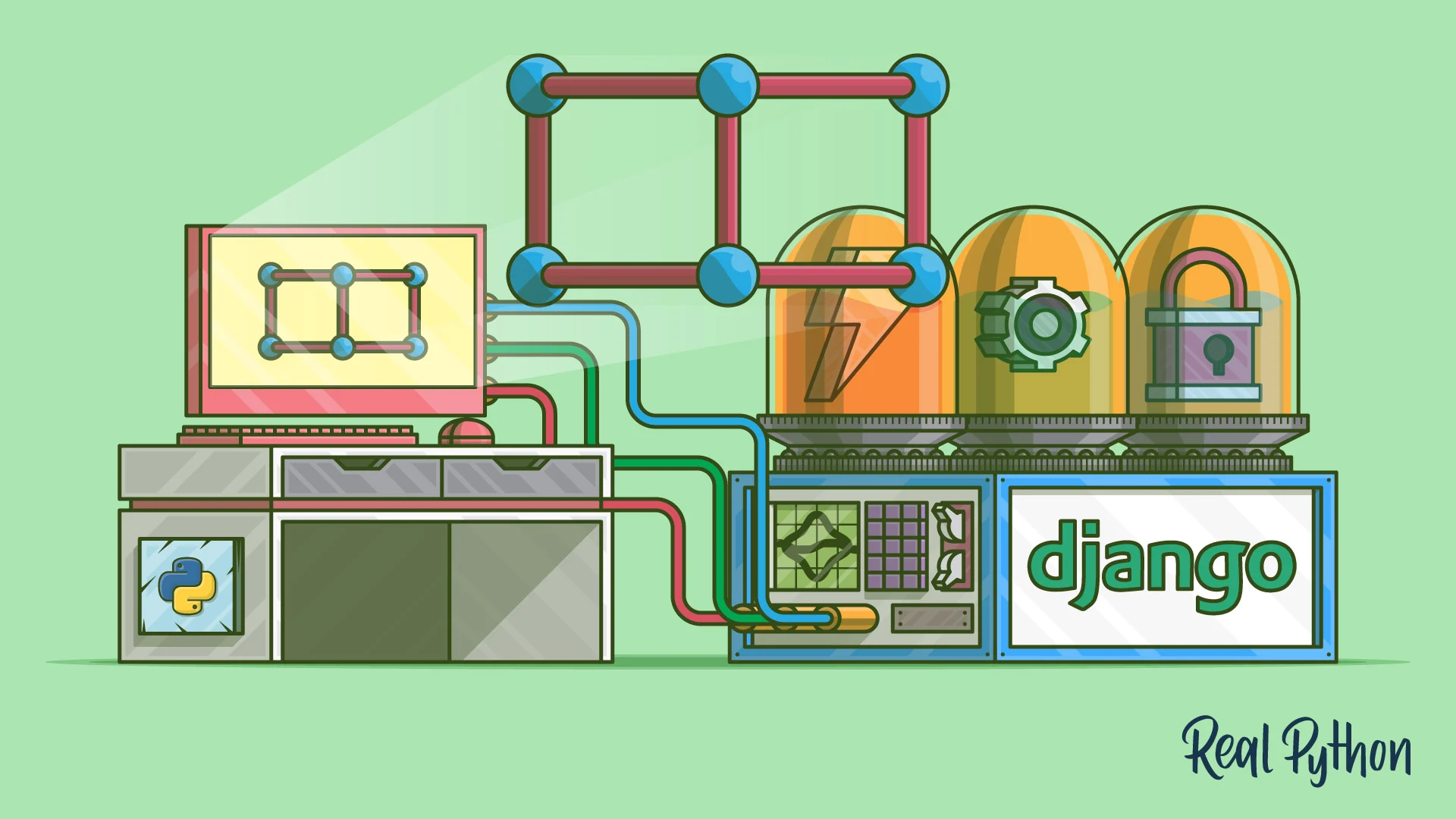 Python Django Tutorials Artwork