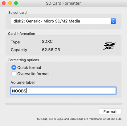 SD Formatter Quick