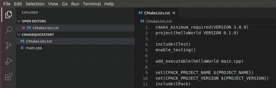 Project contents