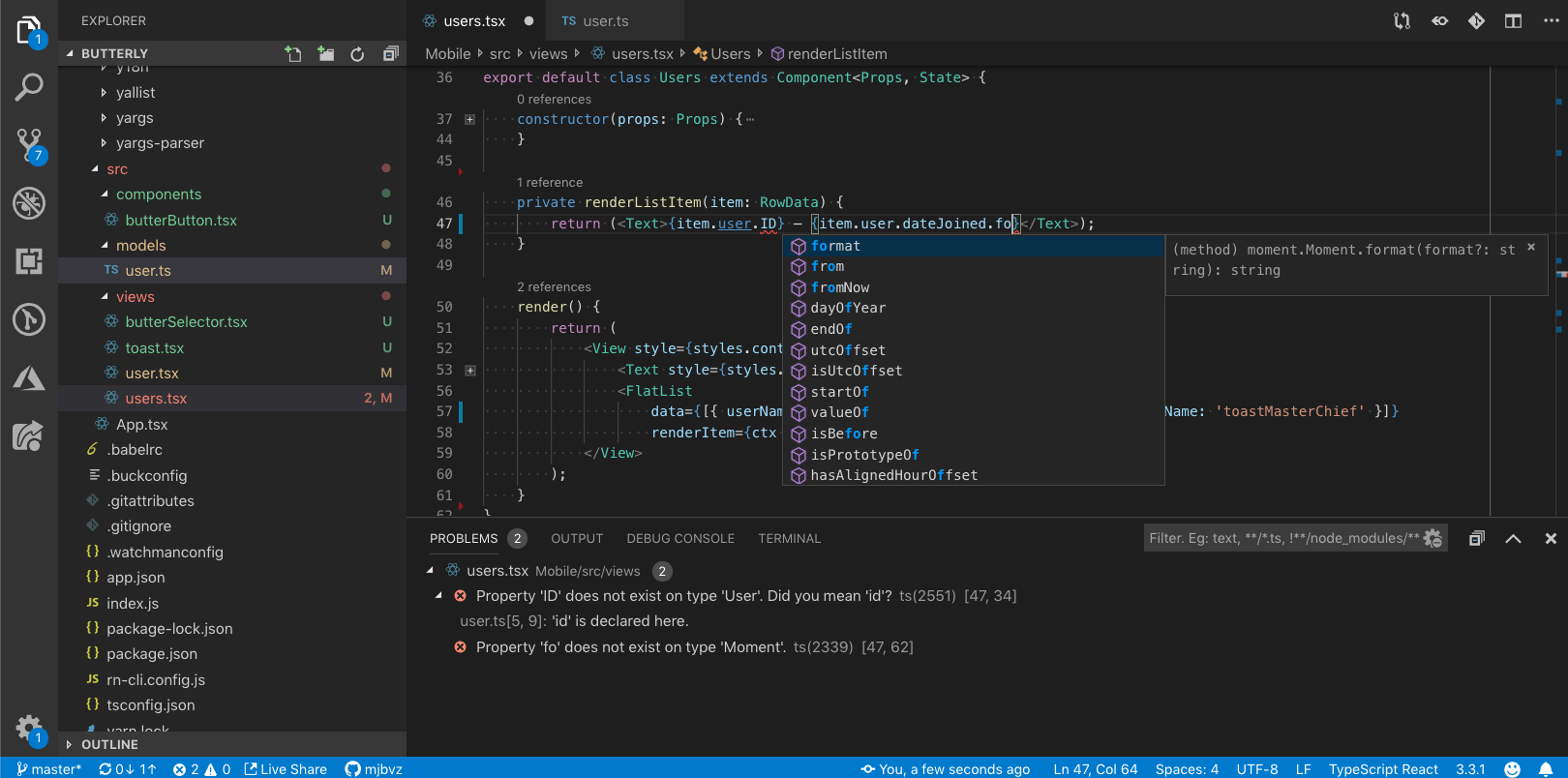 Working with TypeScript in Visual Studio Code
