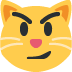 Mặt mèo cười gian 😼