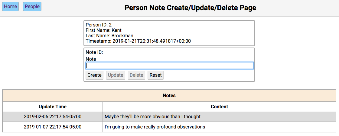 Flask Connexion Rest Notes Page Part 3