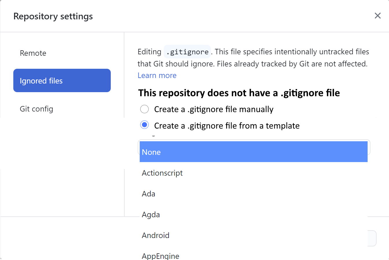 IgnoreProposedTemplate-withdropdown
