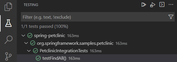 Test Explorer