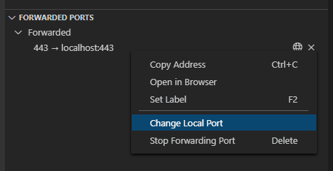 Change Local Port