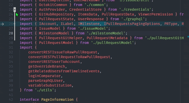 Drag the + button for a multiline comment