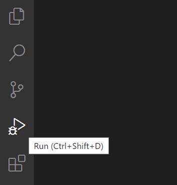 Run and Debug icon