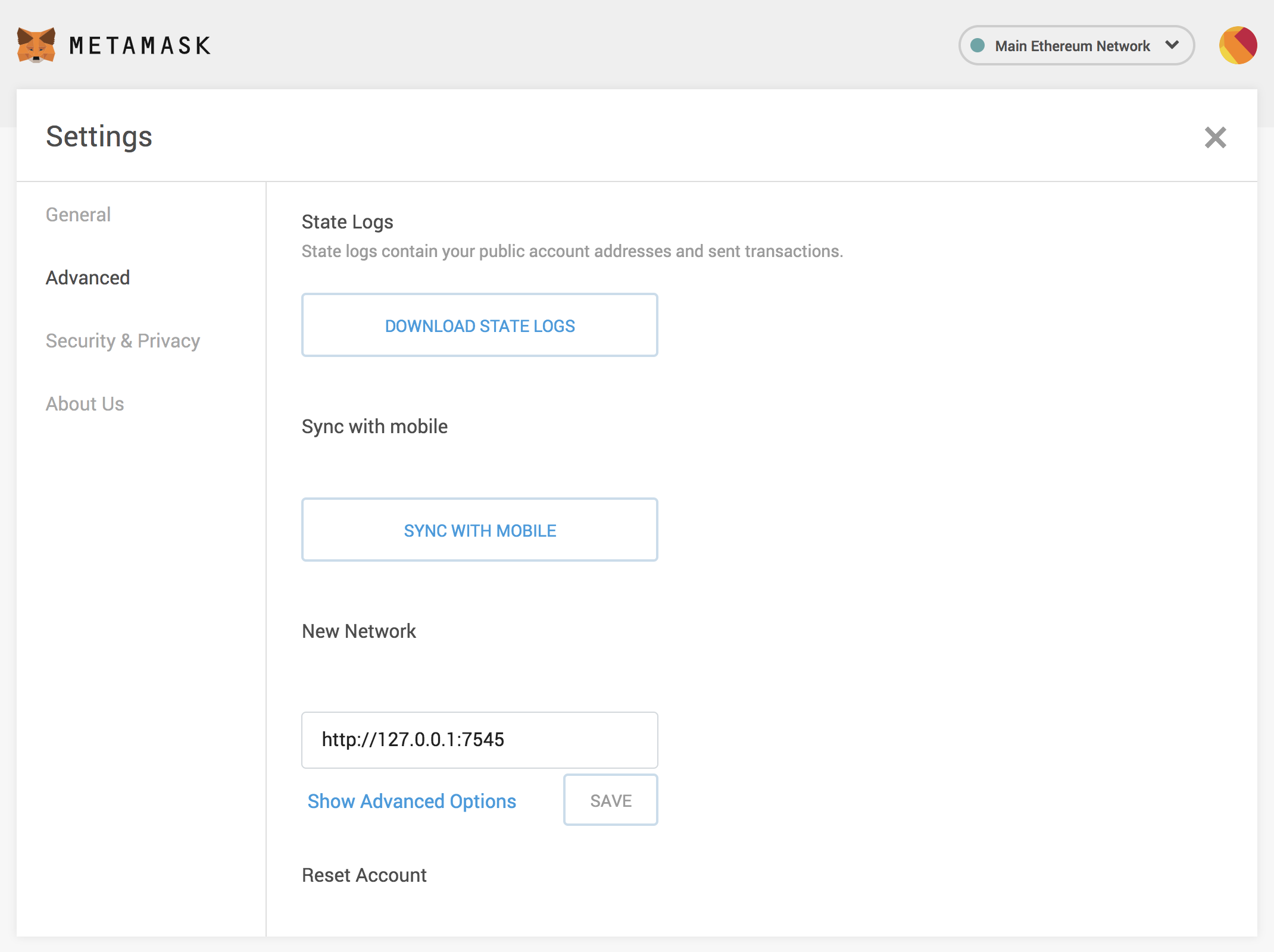 MetaMask Custom RPC MetaMask Custom RPC