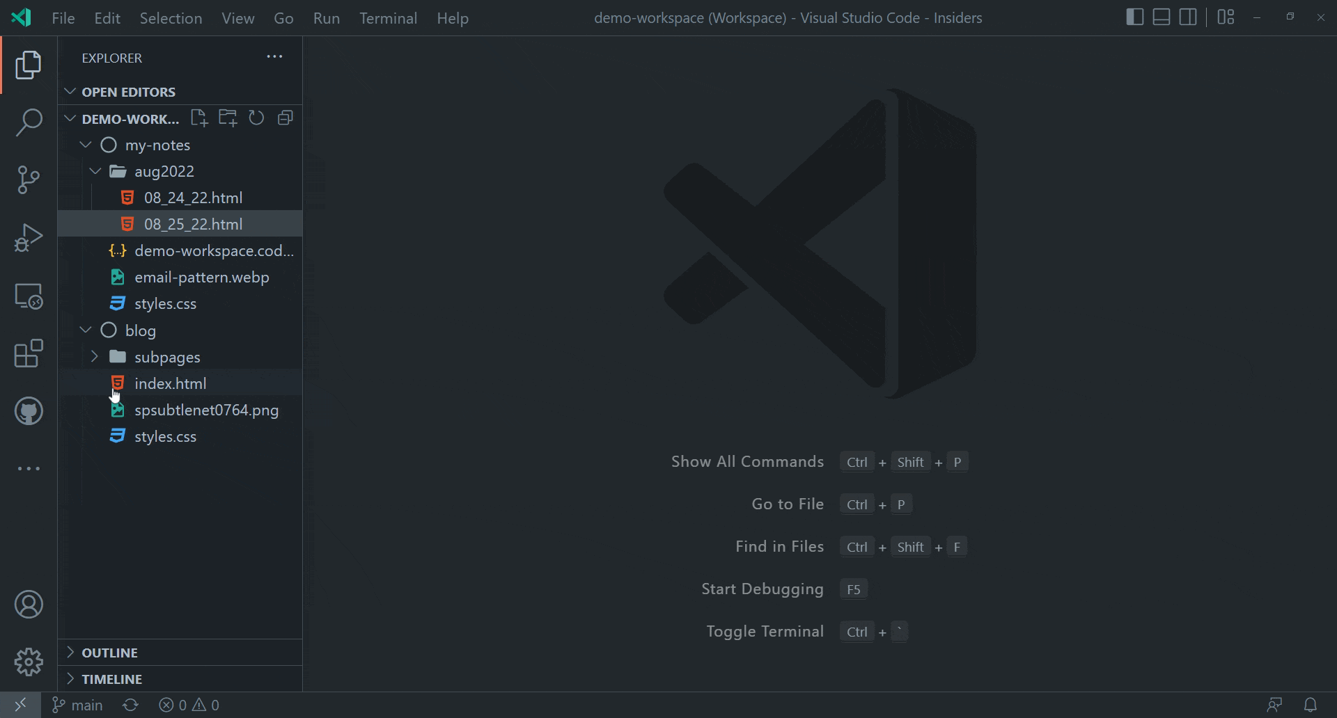 Live Preview multi-root demo