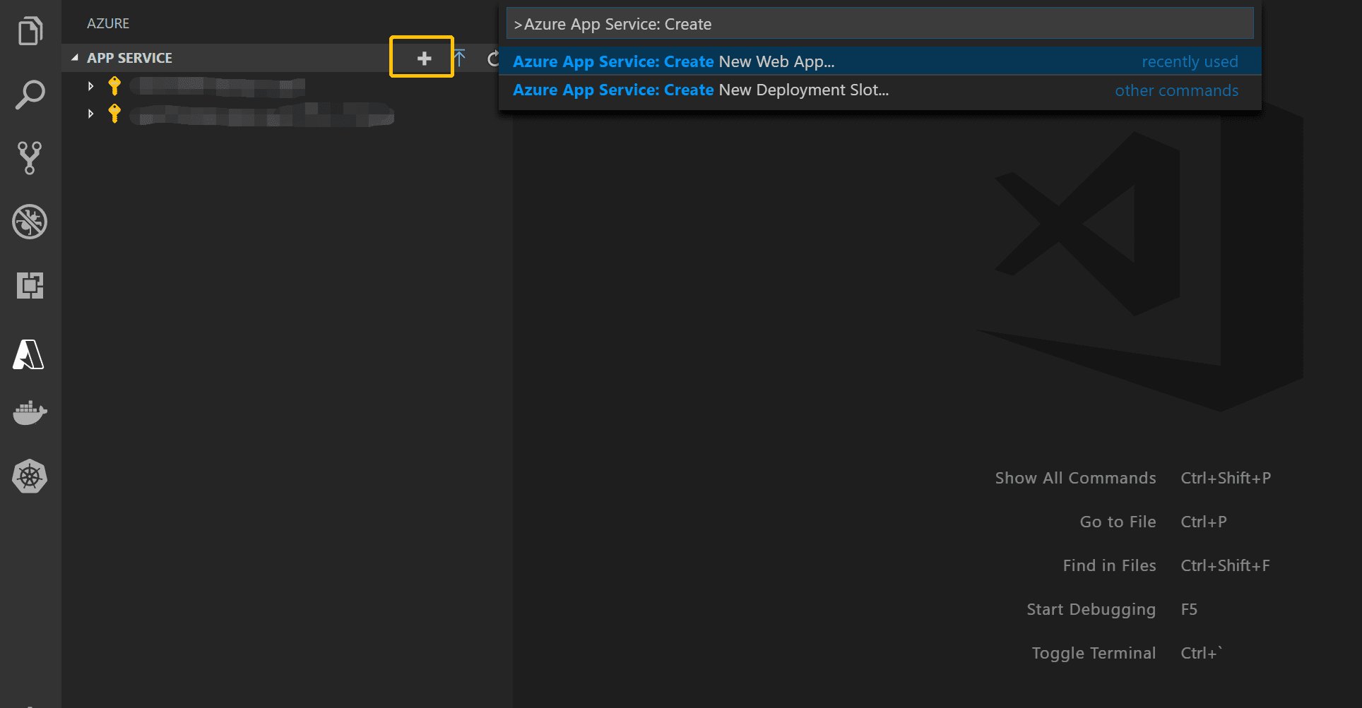 Create a Web App