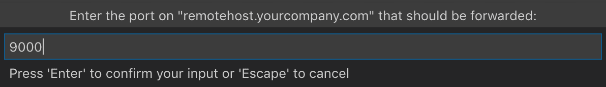 Forward port button