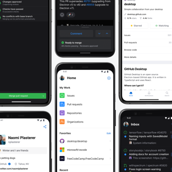 The power of GitHub in the palm of your hand
