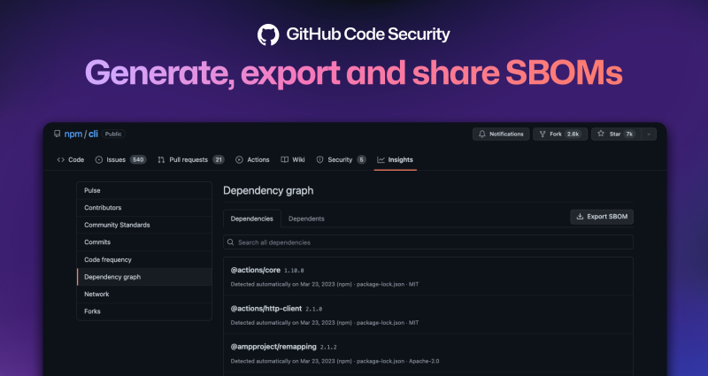 Introducing self-service SBOMs