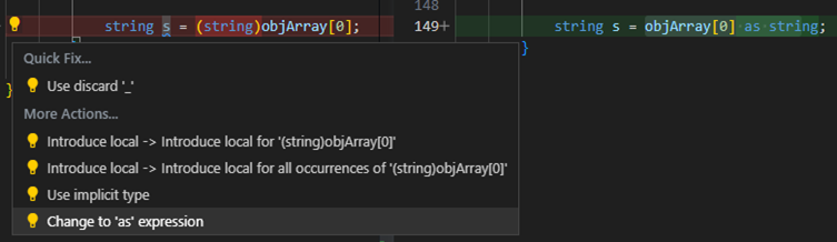 Change to expression example