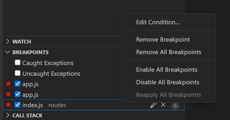 Breakpoints
