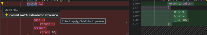 Convert to statement example