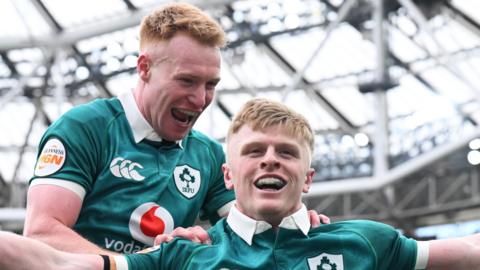 Ciaran Frawley and Tommy O'Brien