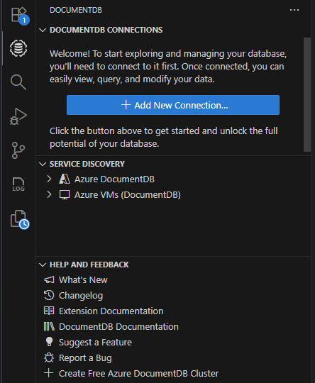 DocumentDB explorer