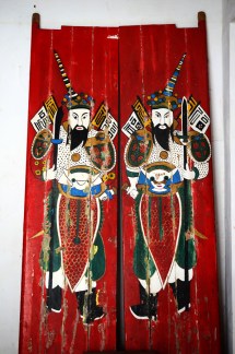 "Gwailo Door God" of Hong Kong. Credits: here