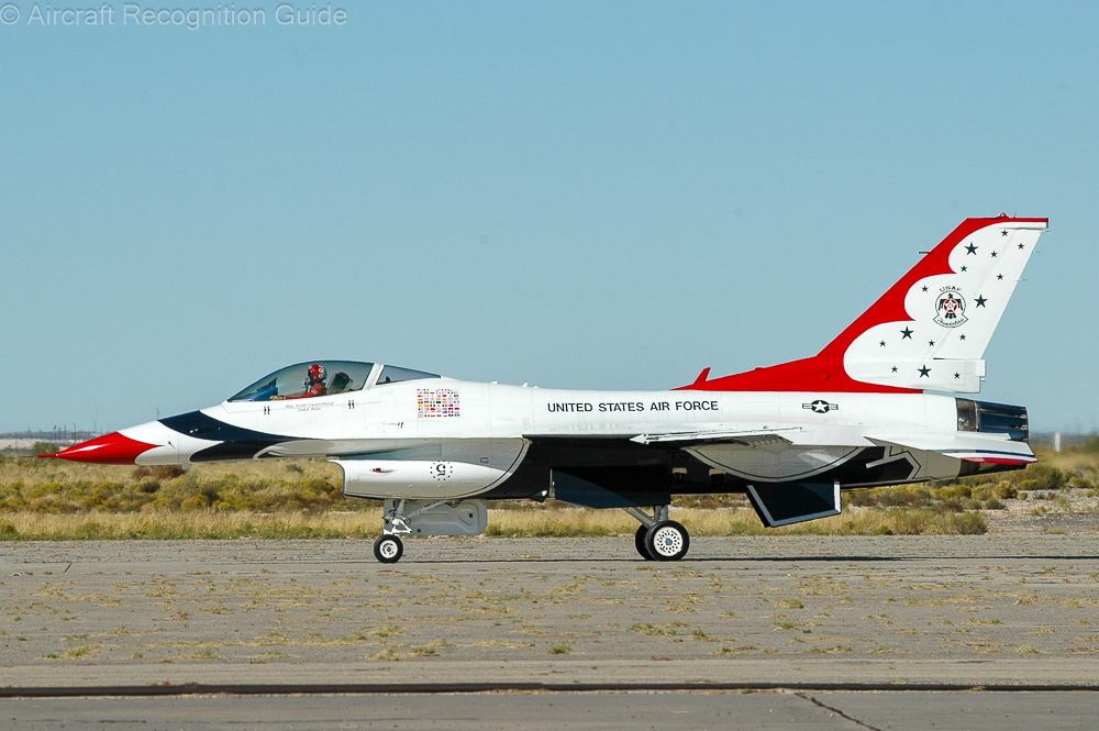 Except for the colour scheme this Block 32 F-16C is not different from the Block 25 F-16C above. Image