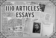 Essays, Articles, Published Letters Essays, Articles, Published Letters