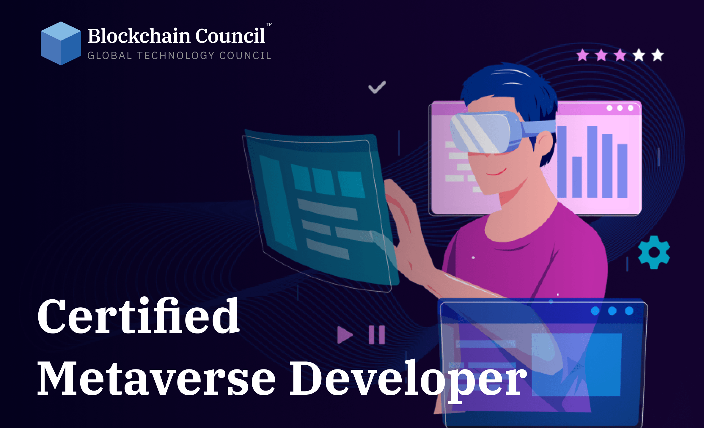 Professional holding blockchain certification