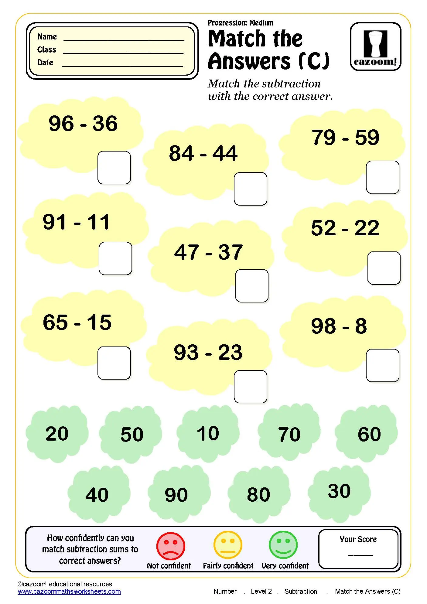 Year 2 Maths Worksheets