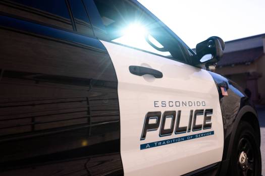 sut-l-police-ridealong-011_5e9374 Escondido police squad car. (Meg McLaughlin / The San Diego Union-Tribune)