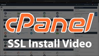 Comodo InstantSSL Pro cPanel install video screenshot