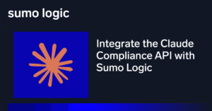 AI 규정 준수 및 가시성 격차 해소: Claude Compliance API를 Sumo Logic과 통합하기 2 claude compliance api meta