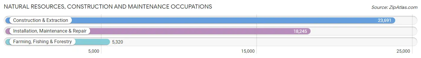 Natural Resources, Construction and Maintenance Occupations in Area Code 252