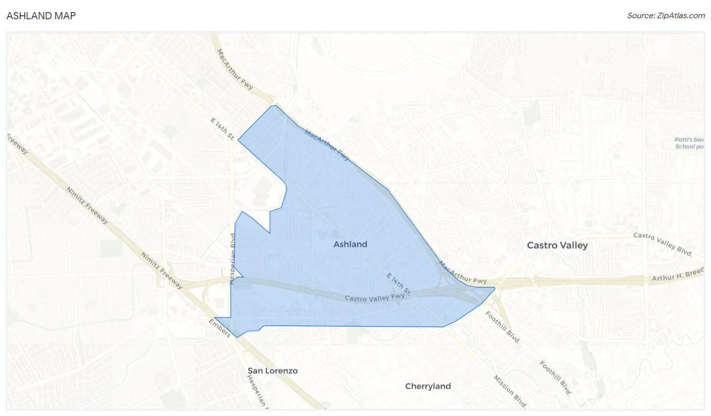 Ashland Map