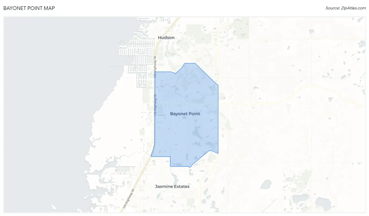 Bayonet Point Map