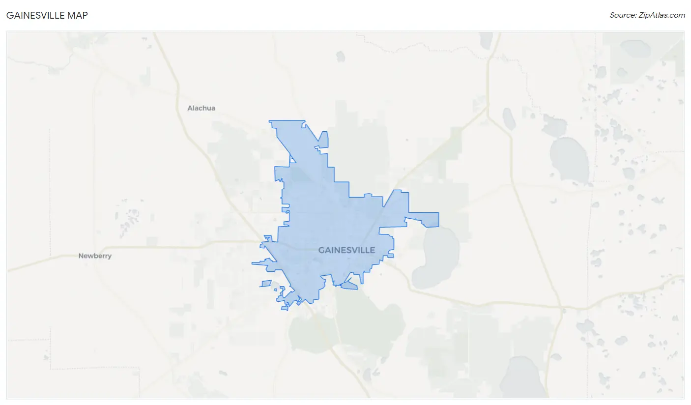 Gainesville Map
