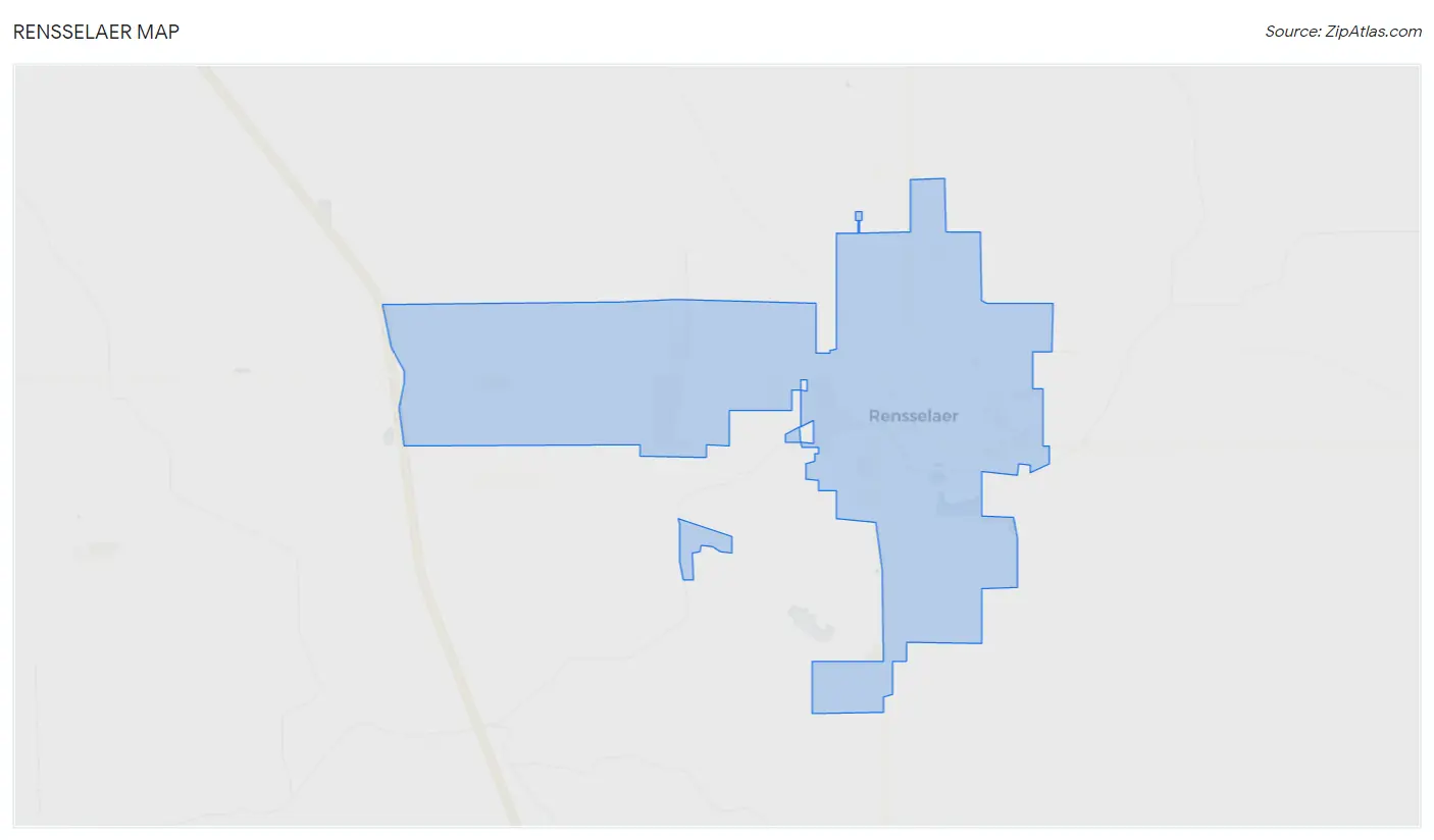 Rensselaer Map