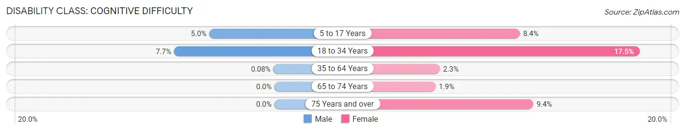 Disability in Rochester: <span>Cognitive Difficulty</span>