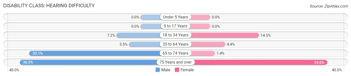 Disability in Rochester: <span>Hearing Difficulty</span>
