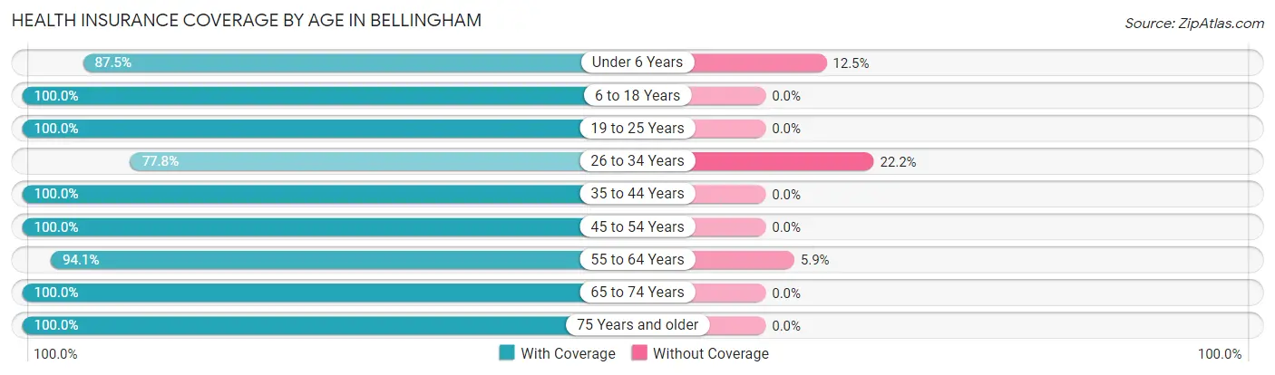 Health Insurance Coverage by Age in Bellingham