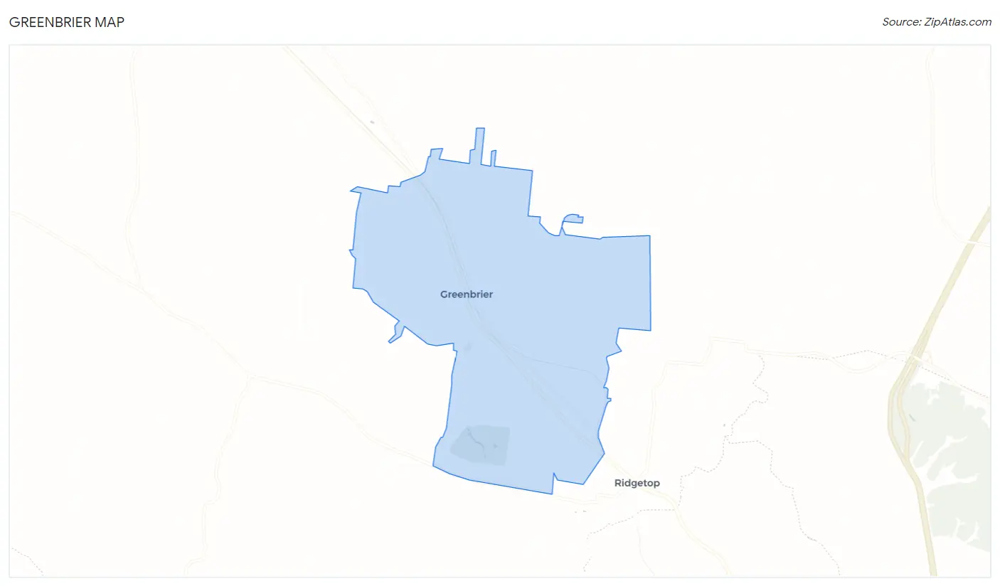 Greenbrier Map