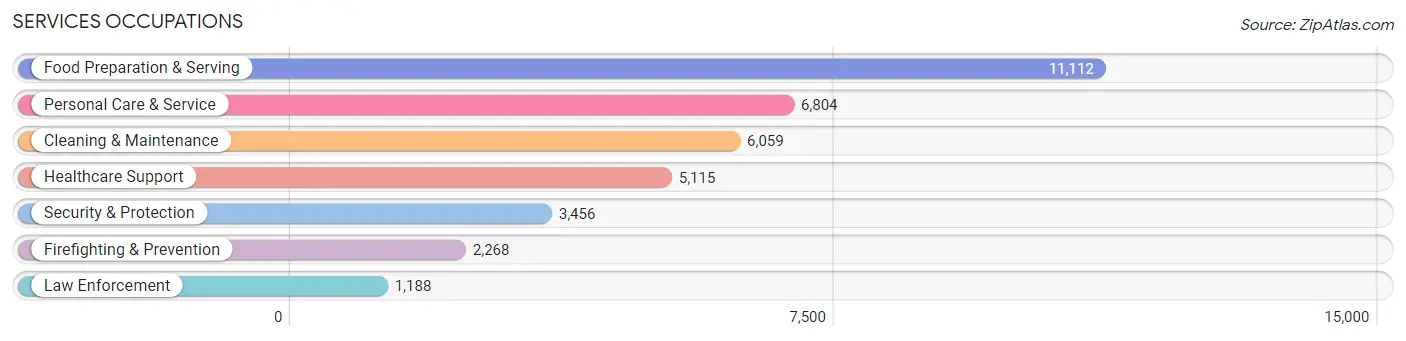 Services Occupations in Arlington