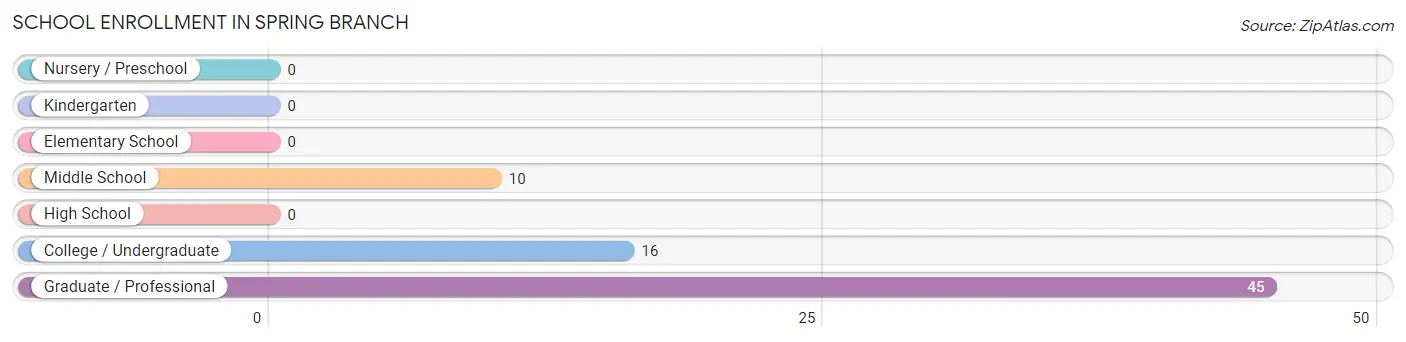 School Enrollment in Spring Branch
