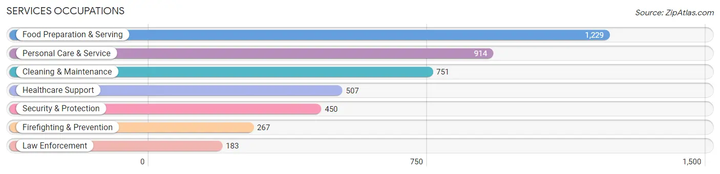 Services Occupations in Reston