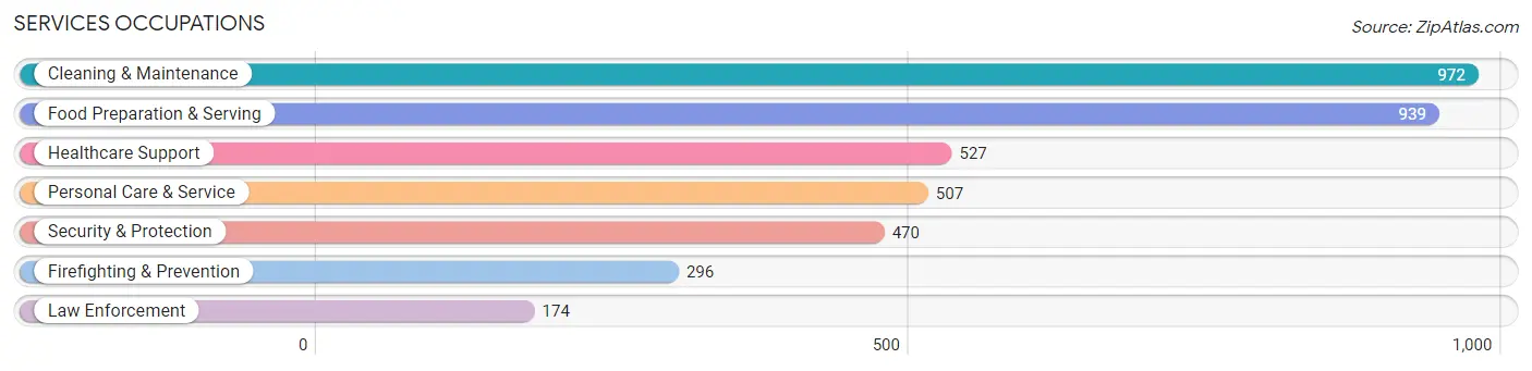 Services Occupations in Zip Code 19966