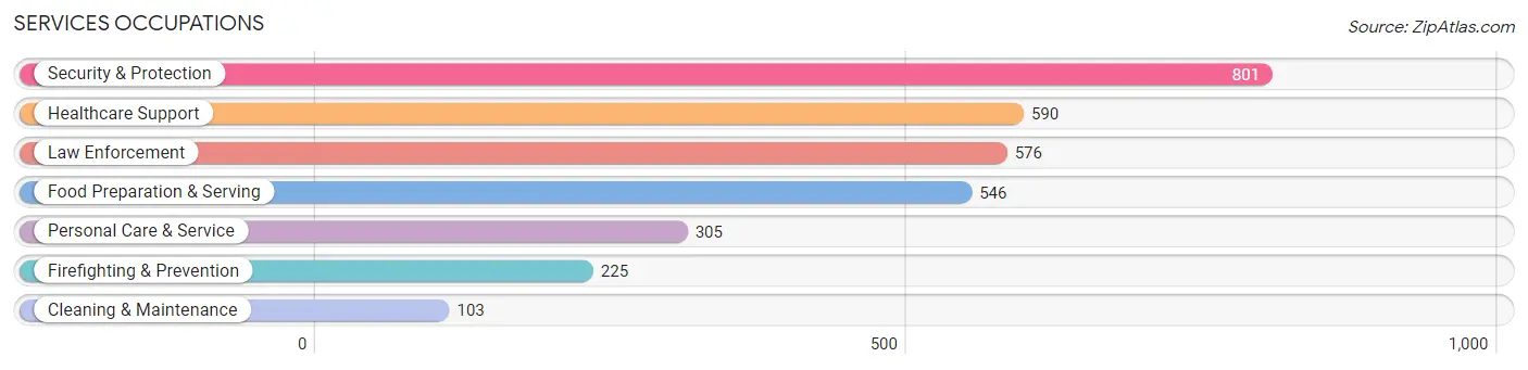 Services Occupations in Zip Code 60646